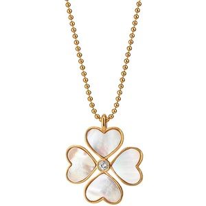 ASHA Heart Clover Necklace